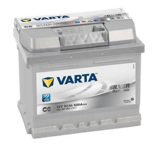 Varta Silver Dynamic 12V 52Ah 520En Jobb+ Autó Akkumulátor