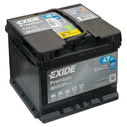 Exide Premium EA472 12V 47Ah 450En Jobb+ Autó Akkumulátor