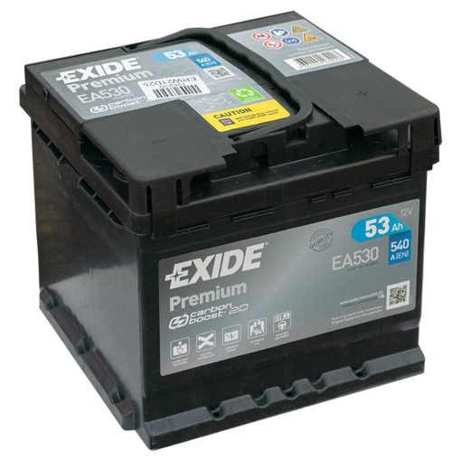 EXIDE PREMIUM EA530 12V 53AH 540EN JOBB+ AUTÓ AKKUMULÁTOR