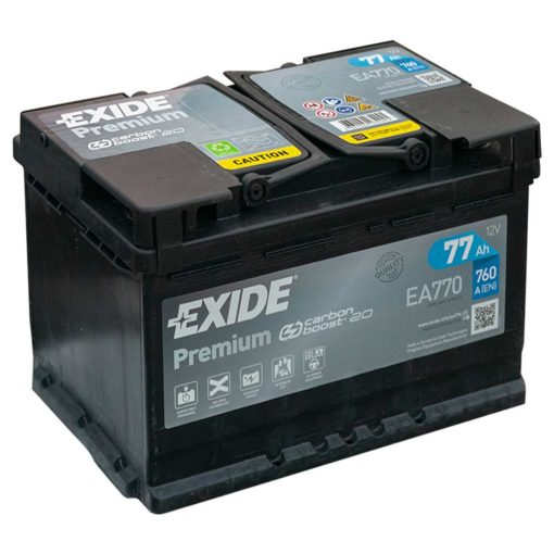 EXIDE PREMIUM EA770 12V 77AH 760EN JOBB+ AUTÓ AKKUMULÁTOR