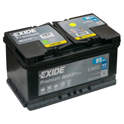 EXIDE PREMIUM EA852 12V 85AH 800EN JOBB+ AUTÓ AKKUMULÁTOR