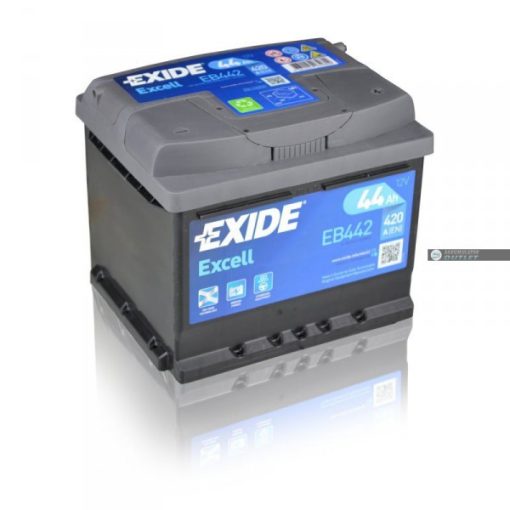 Exide Excell EB442 12V 44Ah 420En Jobb+ Autó Akkumulátor