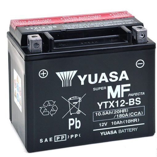 YUASA YTX12-BS 12V 10.5Ah 180A MOTOR AKKUMULÁTOR