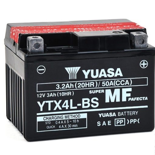 YUASA YTX4L-BS 12V 3.2Ah 50A MOTOR AKKUMULÁTOR